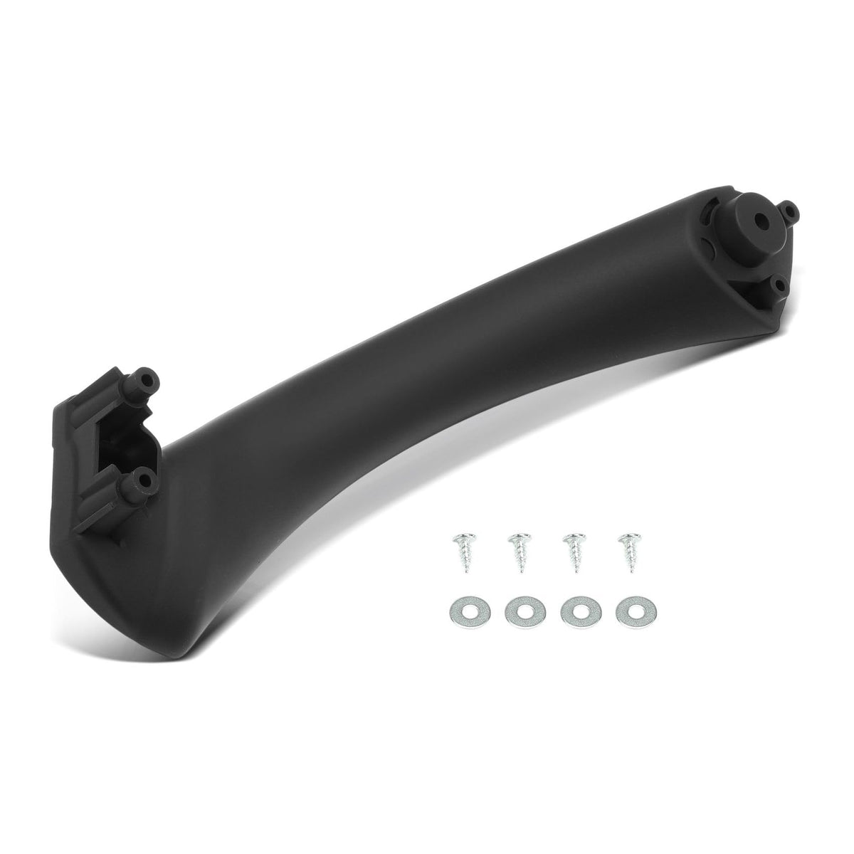 QpartLEPXD Interior Door Handle Left Black for BMW 325i Base 2006