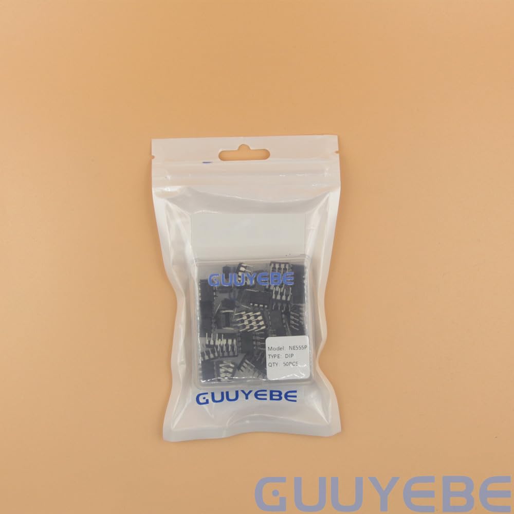 50Pcs NE555 Timer IC NE555P 555 DIP-8 Timing Integrated Circuits