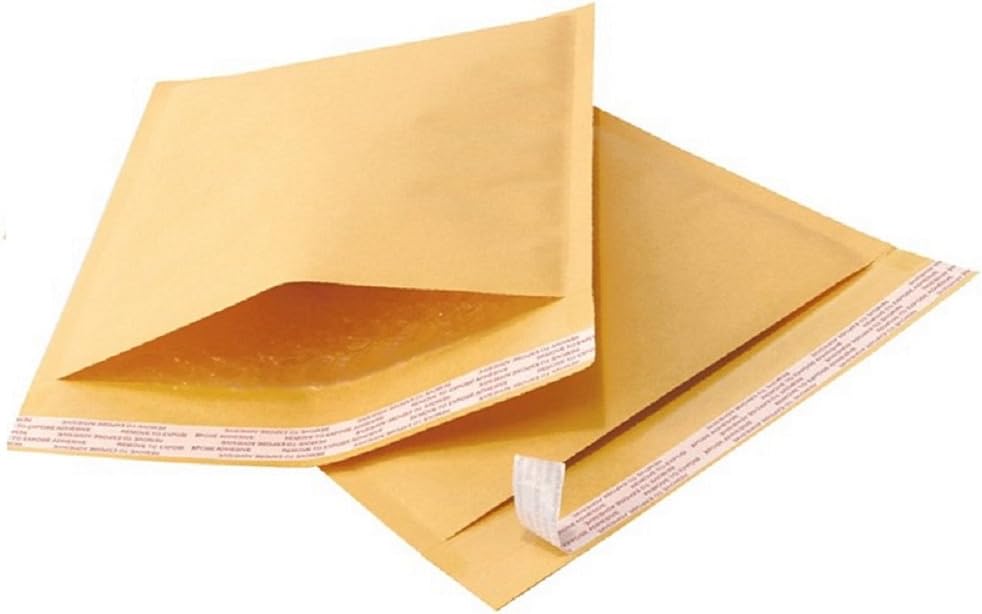Kraft Bubble Mailers 4x8 500 Pack Usable Space 4x7