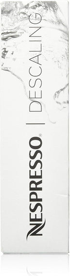 Nespresso Descaling Kit Solution, Fits all Models, 2 Packets, Descaling Solution for All Models, Includes Cleaning Cloth, Clear