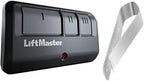 893LM 3-Button Garage Door Opener Remote Control, Dark Gray