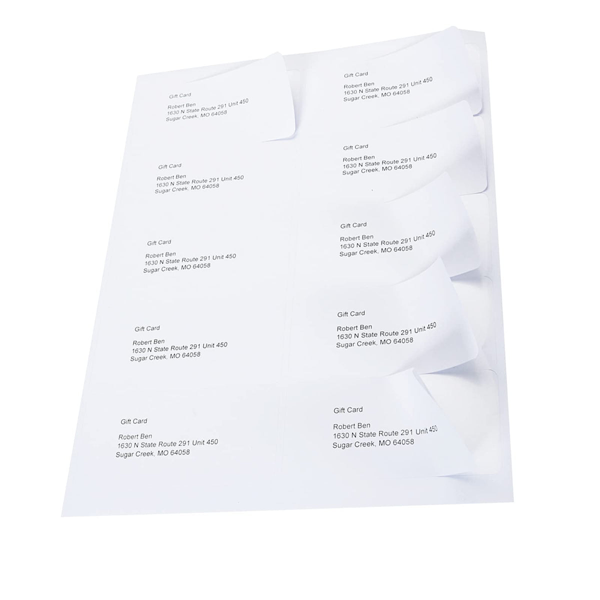 2x4 inch Shipping Labels, 300 Labels per Pack, Laser/Inkjet Compatible, Self-Adhesive