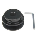 AK20-1/2 Bore Single Groove Web Sheave 2" OD 1/2" Bore V Belt Sheave Cast Iron
