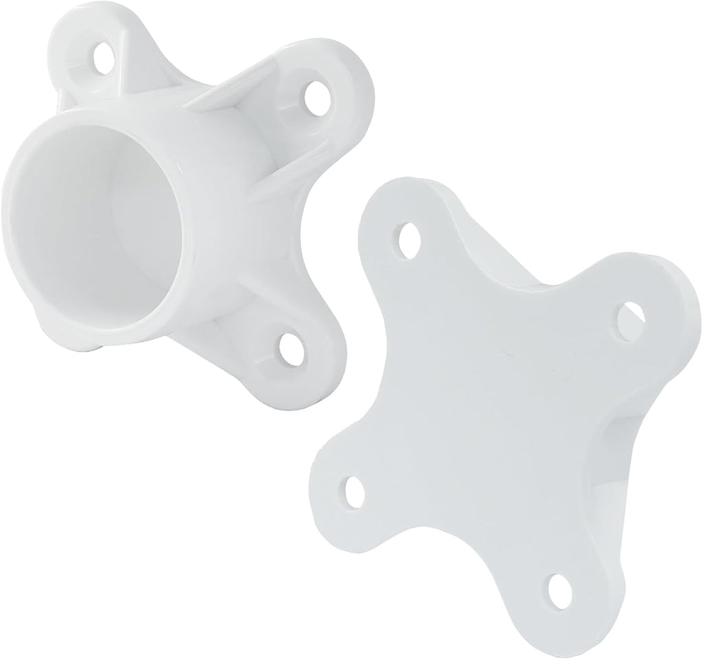 BokWin 4 Packs 3/4 Inch PVC Flange