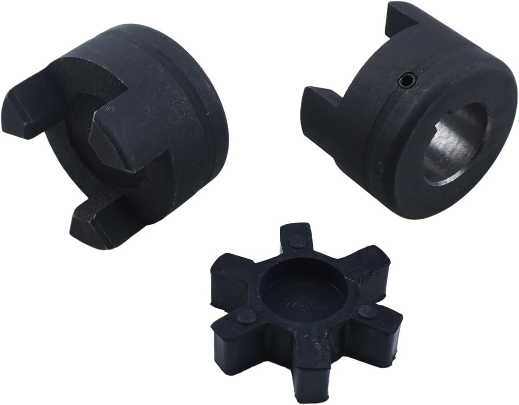 1/2 to 7/8 L075 Flexible 3-Piece L-Jaw Coupler for Log Wood Splitters