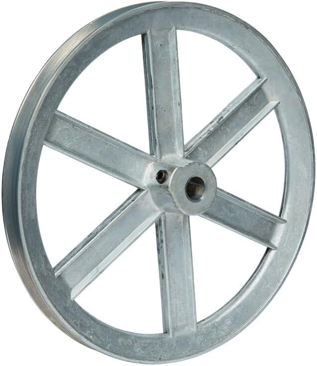Chicago Die Cast 8 in. Dia. Zinc Single V Grooved Pulley 3/4" Bore