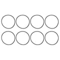 uxcell 8Pcs AS-237 Nitrile Rubber O-Rings 3-3/8" ID 3-5/8" OD 3/16" W