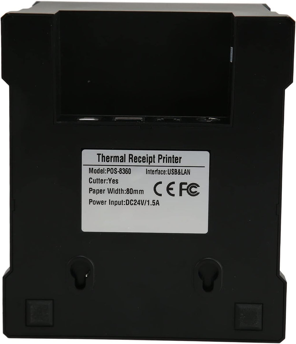 POS Printer, 80mm USB Thermal Receipt Printer, Restaurant Kitchen Printer with Auto Cutter, USB Serial Ethernet