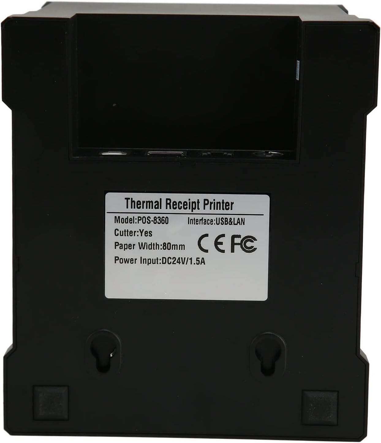POS Printer, 80mm USB Thermal Receipt Printer, Restaurant Kitchen Printer with Auto Cutter, USB Serial Ethernet