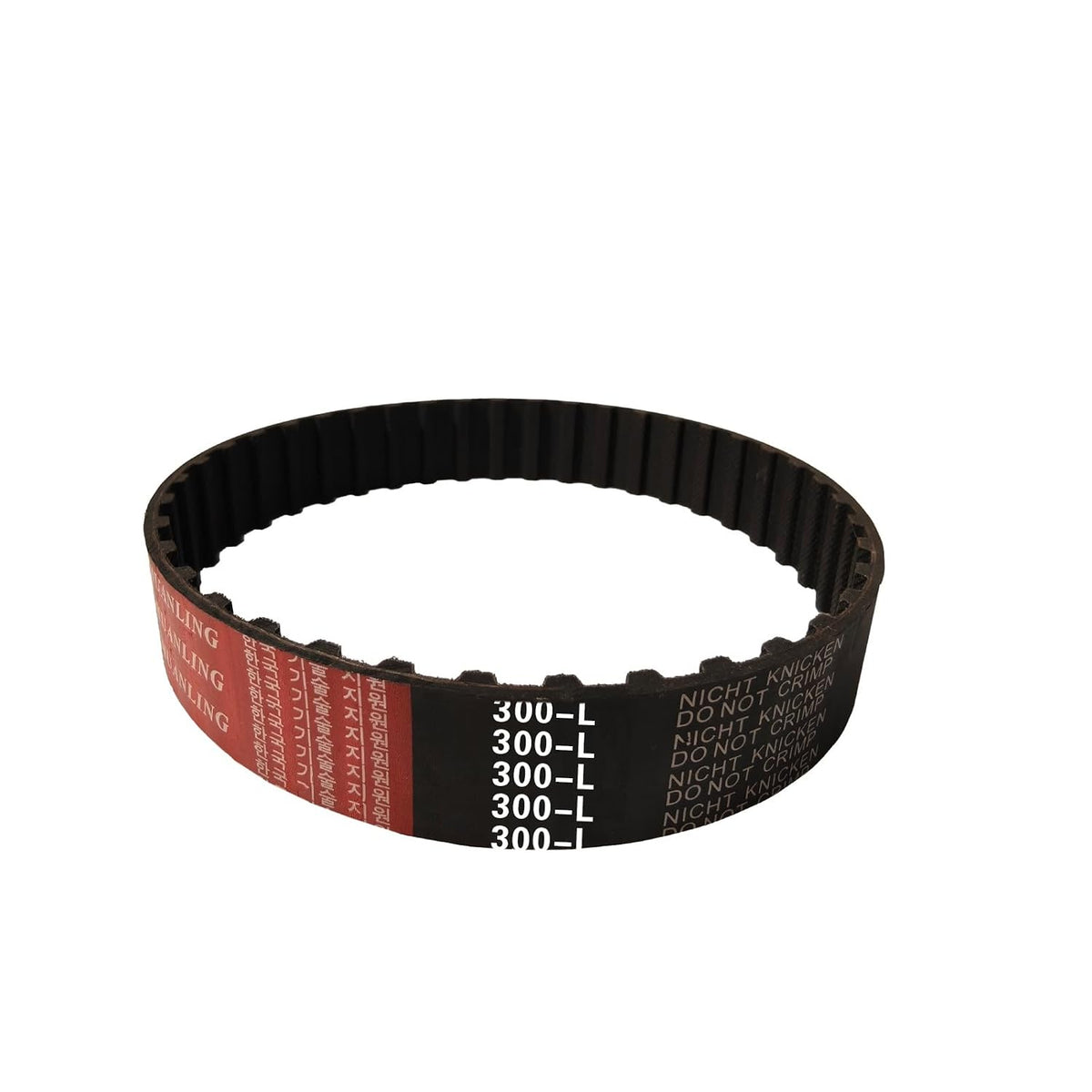 300-L-100 L Timing Belt,30" Pitch Length,1" Width,80 Teeth