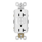 Legrand radiant 20 Amp Tamper Resistant GFCI Duplex Outlet White 1 Pack