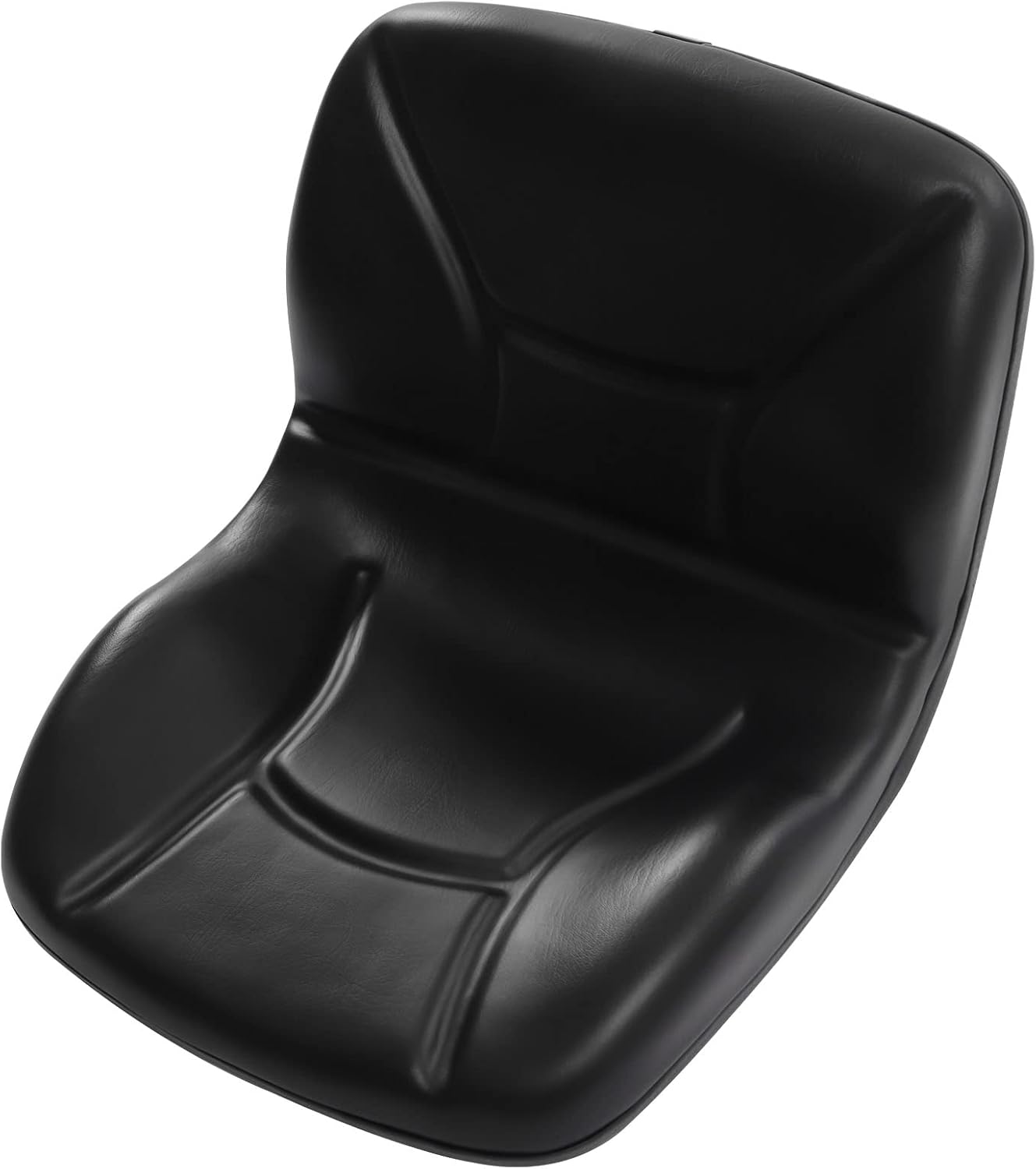Universal Tractor Seat,High Back Compact Forklift Seat w/Pre-Drilled Holes | Lawn Mower Seat Replacement|High Back Seat