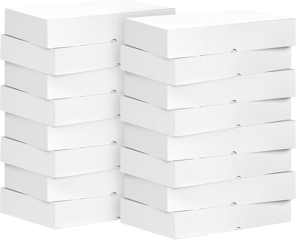 16 Pack Extra Large Gift Boxes with Lids, 17 x 11 x 4 Inches