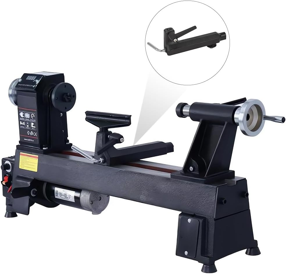 Wood Lathe Tool Rest Holder Base for Mini Benchtop Lathe, 5/8 Inch Hole Diameter