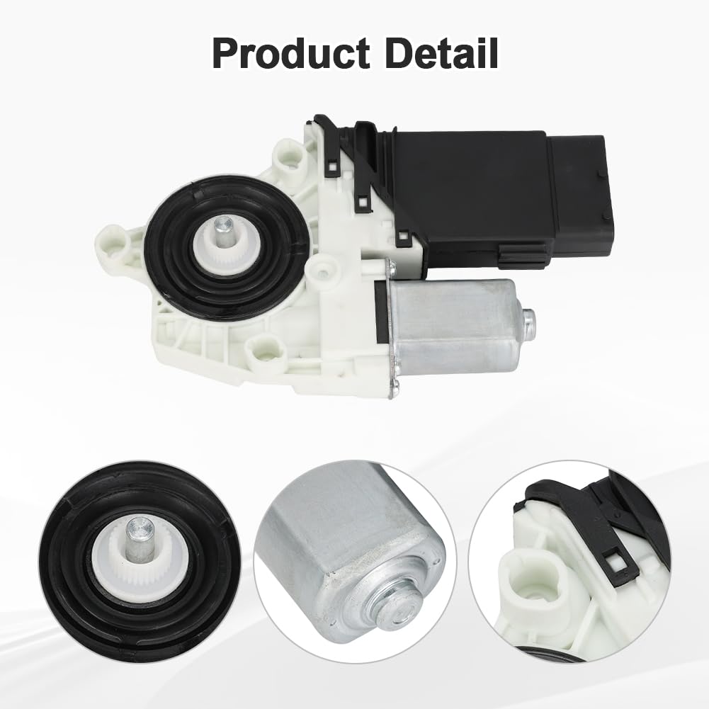 Left Driver Side Window Regulator Motor Compatible with Volkswagen Beetle