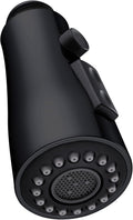 Kitchen Faucet Head, Sink Sprayer Replacement, Matte Black