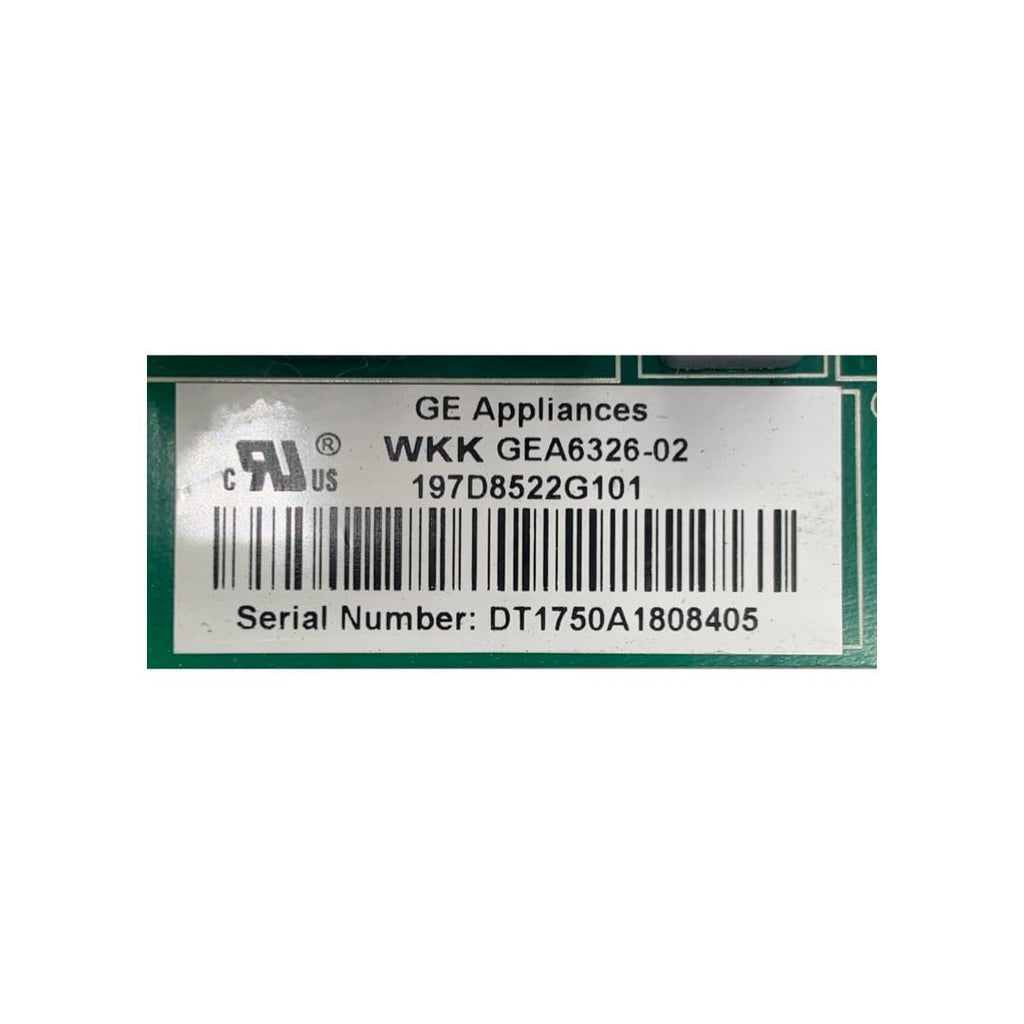 Replacement for GE Refrigerator Control Board - Part Number 197D8522G101 OEM