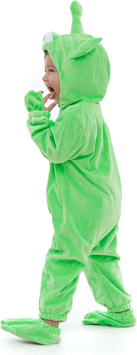 Baby Alien Costume Newborn, Infant and Toddler Boys Girls 0-4T | 90% Upgraded Flannel Fleece/ 10% Spandex, Versatile