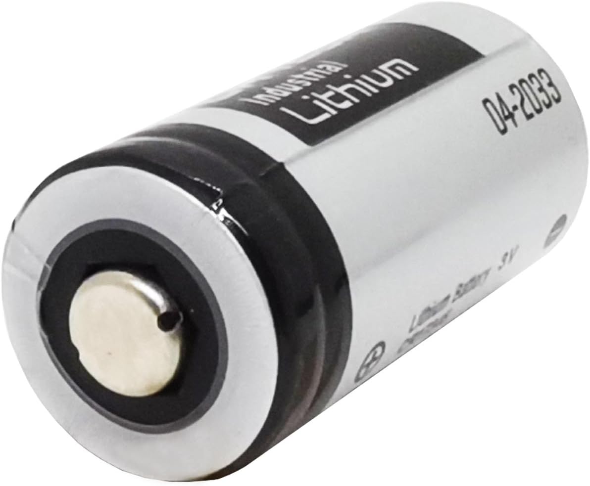 (2 Pack CR123A 3V Lithium Battery 1400mAh for Cameras Flashlight Alarm Smart Sensors (Non-Rechargeable)