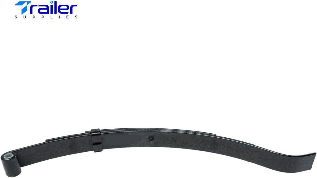 Pair of 24.25" 3-Leaf Radius End Trailer Spring 1-3/4" Wide for 1,500 Capacity Rated Trailer Axles (Single Axle - 750