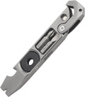 Titanium Pry Bar,Multi-tool,EDC Tool,Versatile Pry Tool,Bottle Opener,Wrench,Ratche screwdriver,Nail puller,Crowbar
