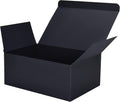 Black Gift Boxes with Lids, 24 Pack, 9.5x6.5x4 IN