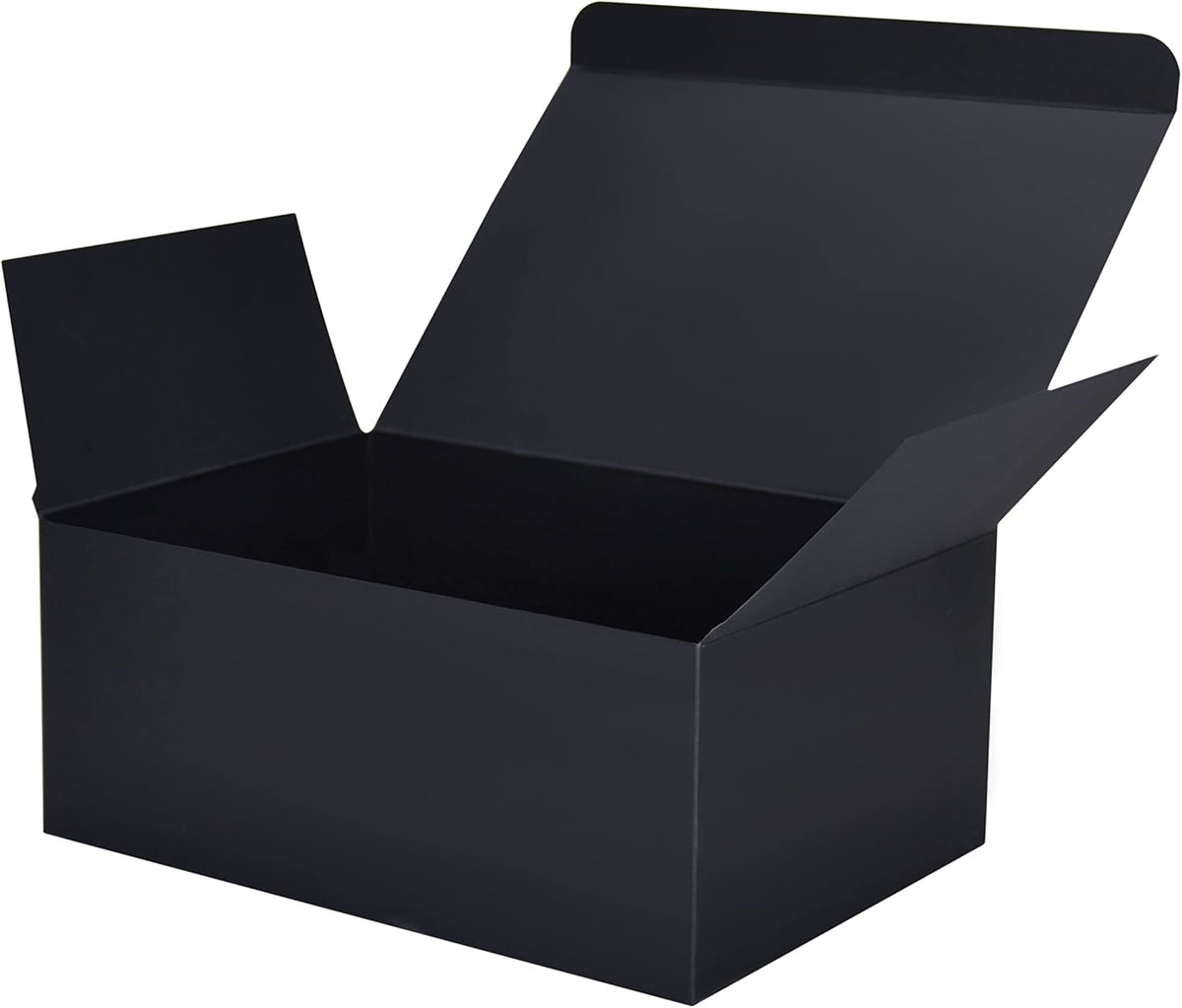 Black Gift Boxes with Lids, 24 Pack, 9.5x6.5x4 IN