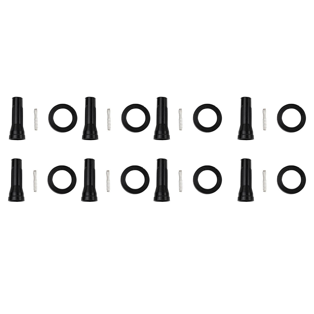 TRQ Engine Ignition Coil Boot Kit Set of 8
