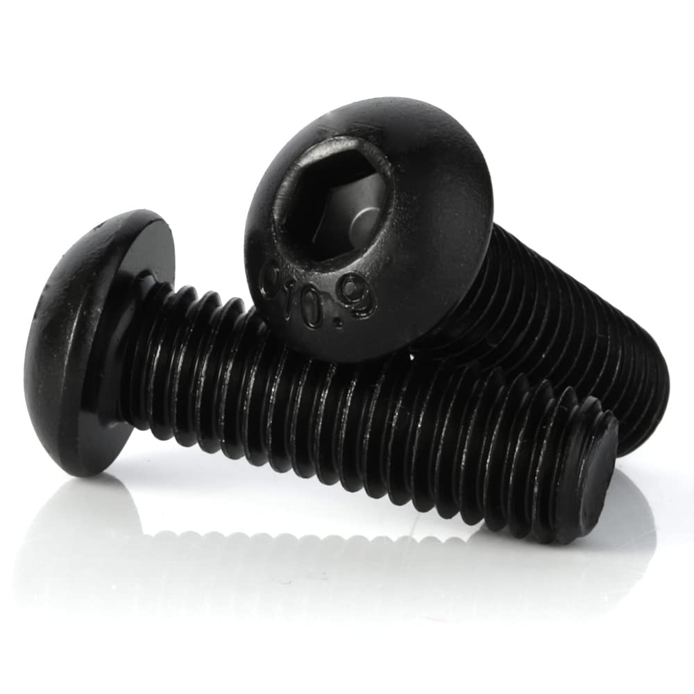 M10 x 20mm Button Head Socket Cap Screws, 15 PCS