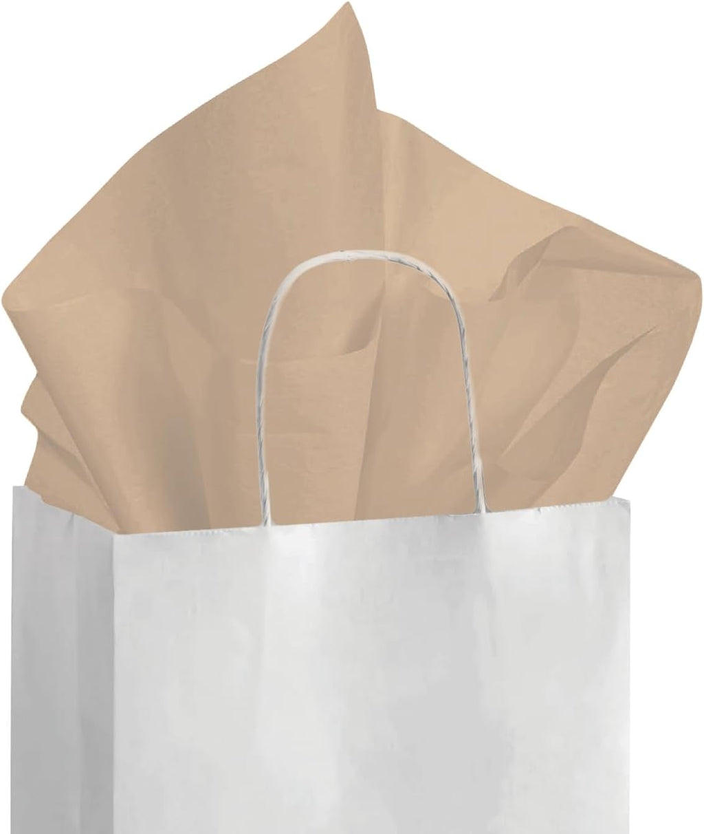 20x30 Tan SatinWrap Tissue Paper Quire, 480 Sheets — Made in USA