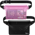 Waterproof Fanny Pack, Dry Bag Phone Pouch for Beach Swimming Kayaking | Floating dry bag keeps wallet & purse safe.