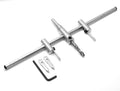 Silver Adjustable Hole Saw, 1-3/16" to 11-3/4" (30 to 300mm)