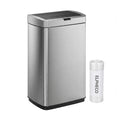 13.2 Gallon Trash Can with Lid Motion Sensor, 50 Litre Brushed Stainless Steel Kitchen Trash Can Automatic with 10