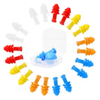 Ear Plugs for Sleeping - 10 Pairs Reusable Silicone Ear Plugs