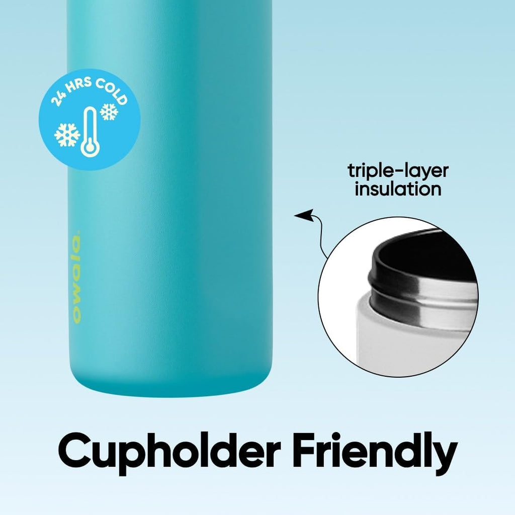 FreeSip Stainless Steel Water Bottle 24 oz Summer Sweetness