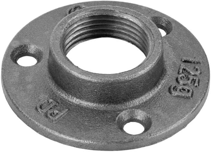 Black Pipe Fitting, Floor Flange, 1/4-In.