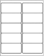 2" x 4" Shipping Address Labels for Laser Inkjet Printer, Mailing Label White for Package or Envelope, Printable
