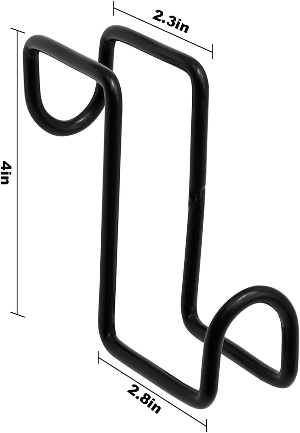 4 Inch Tack Hook Over Rail Bridle Hooks Heavy Duty Horse Water Bucke (2PCS)