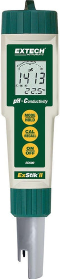 Extech EC500 Waterproof ExStik II pH and Conductivity Meter
