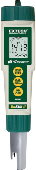 Extech EC500 Waterproof ExStik II pH and Conductivity Meter