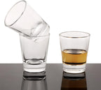 Heavy Base Shot Glasses, 1.5 oz Sets of Clear Shot Glass (24 Pack), Measuring Cup for Espresso, Liquid, and Wine