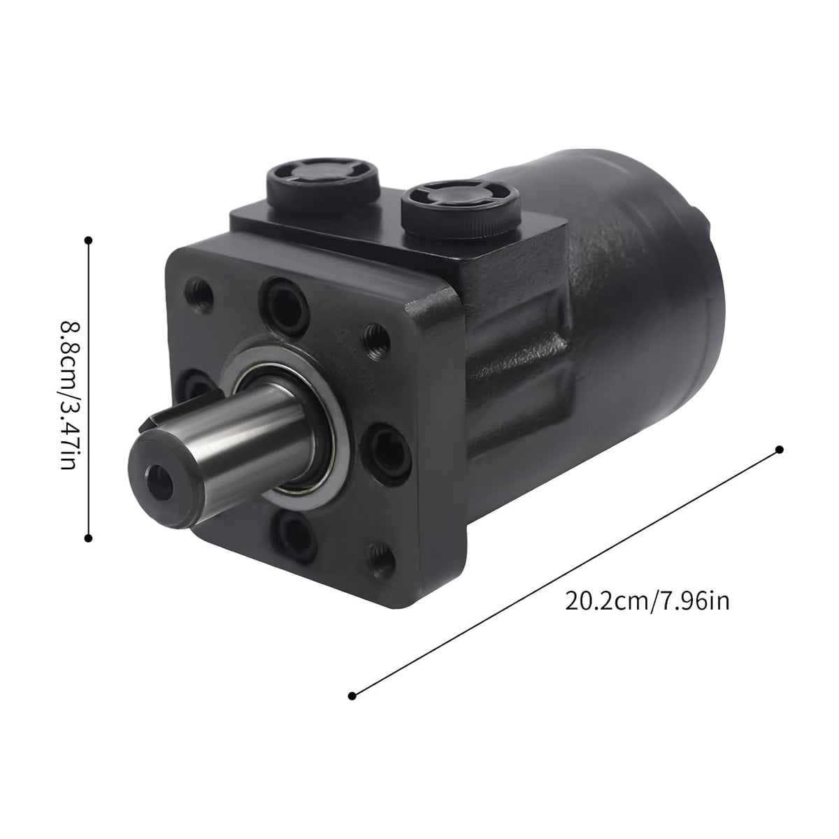Hydraulic Motor Engine Hydraulic Motor for Char-Lynn 101-1003-009, Eaton 101-1003, 1/2 NPTF Dryseal Pipethread Ports