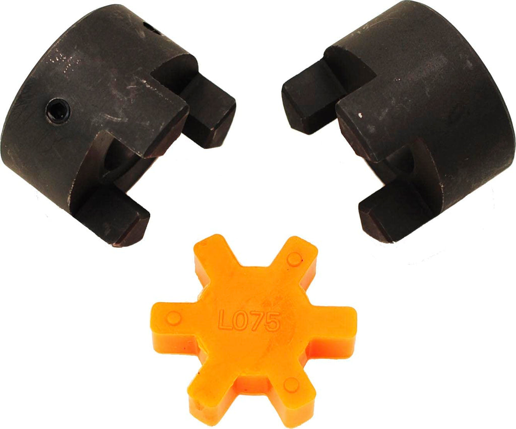 Premium 1/2 to 1 L075 Flexible 3-Piece L-Jaw Urethane Coupling Coupler Set