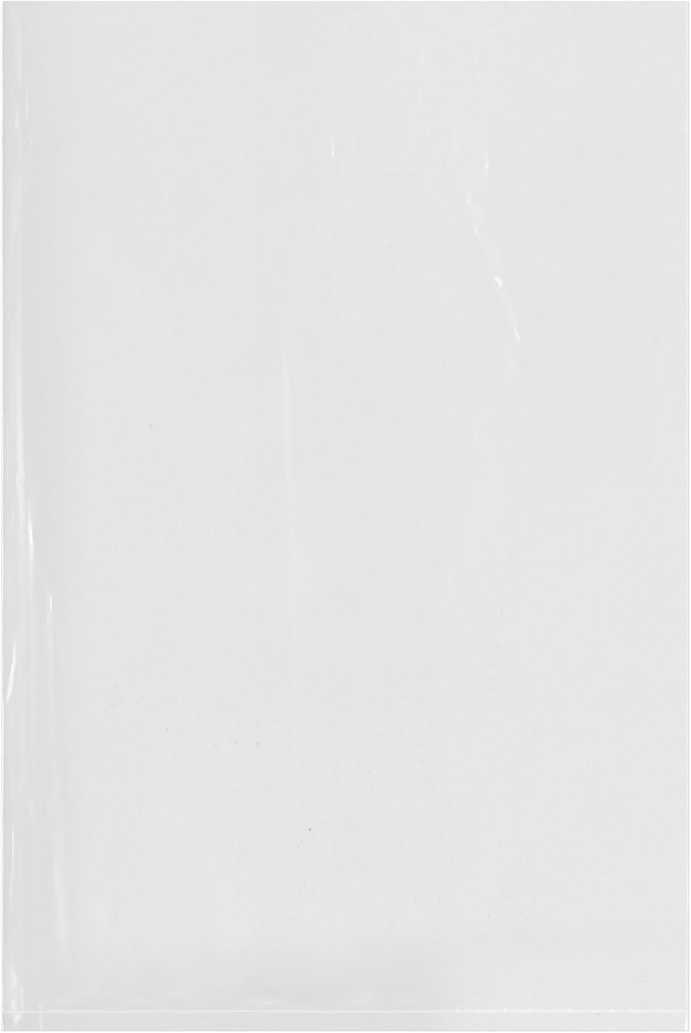 8 x 12 inch, 2 Mil Flat Open Clear Poly Bags (Pack of 100)