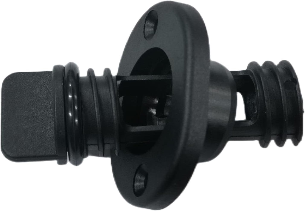 1 Inch Hole 2PCS Marine Transom Drain Plug Screw Type for Boats with O-Ring