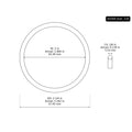 10 PK AS-226 Silicone O-Ring, 70A 2" ID, 2-1/4" OD, 1/8" Width, Red