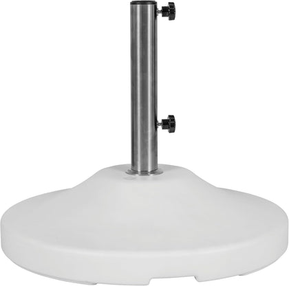 Fillable 120lb Capacity Commercial Free Standing Umbrella Base Heavy Duty, Umbrella Base with Wheels, Fillable Patio