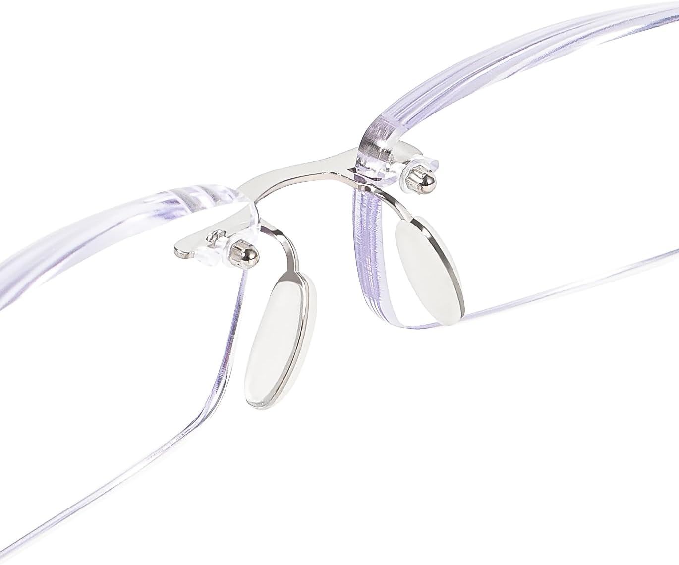 2 Pack Reading Glasses Blue Light Reading Glasses men's reading glasses for women Frameless Computer Reading Glasses