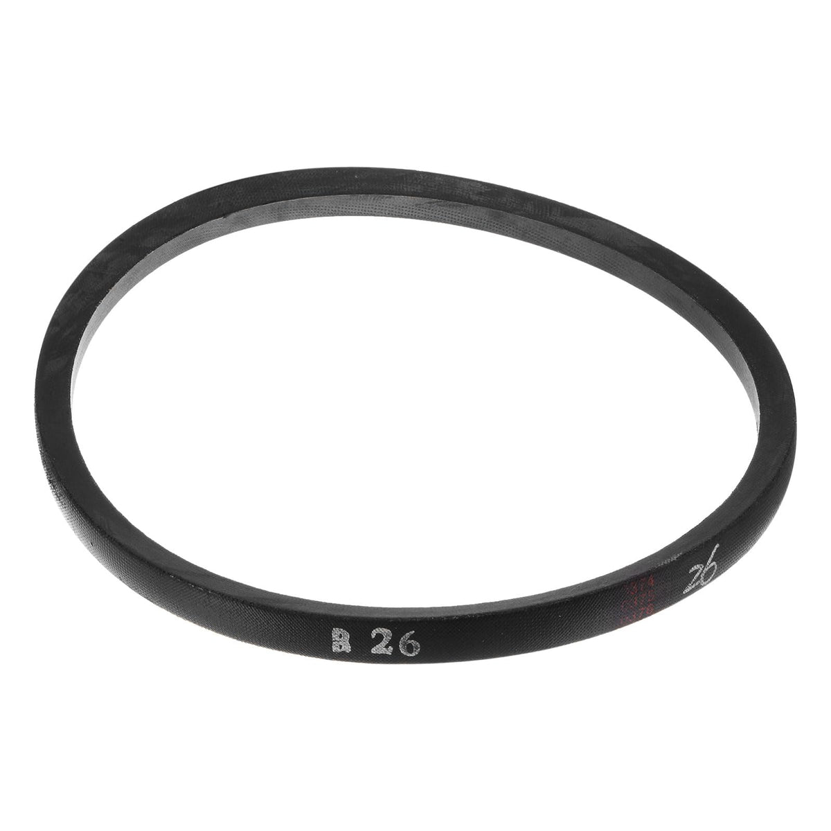 uxcell B26 1/2 Rubber V Belt, B Section V-Belt 29.1" Outside Circumference x 0.67" Width x 0.43" Thick, Industrial Power Transmission Belt, Black