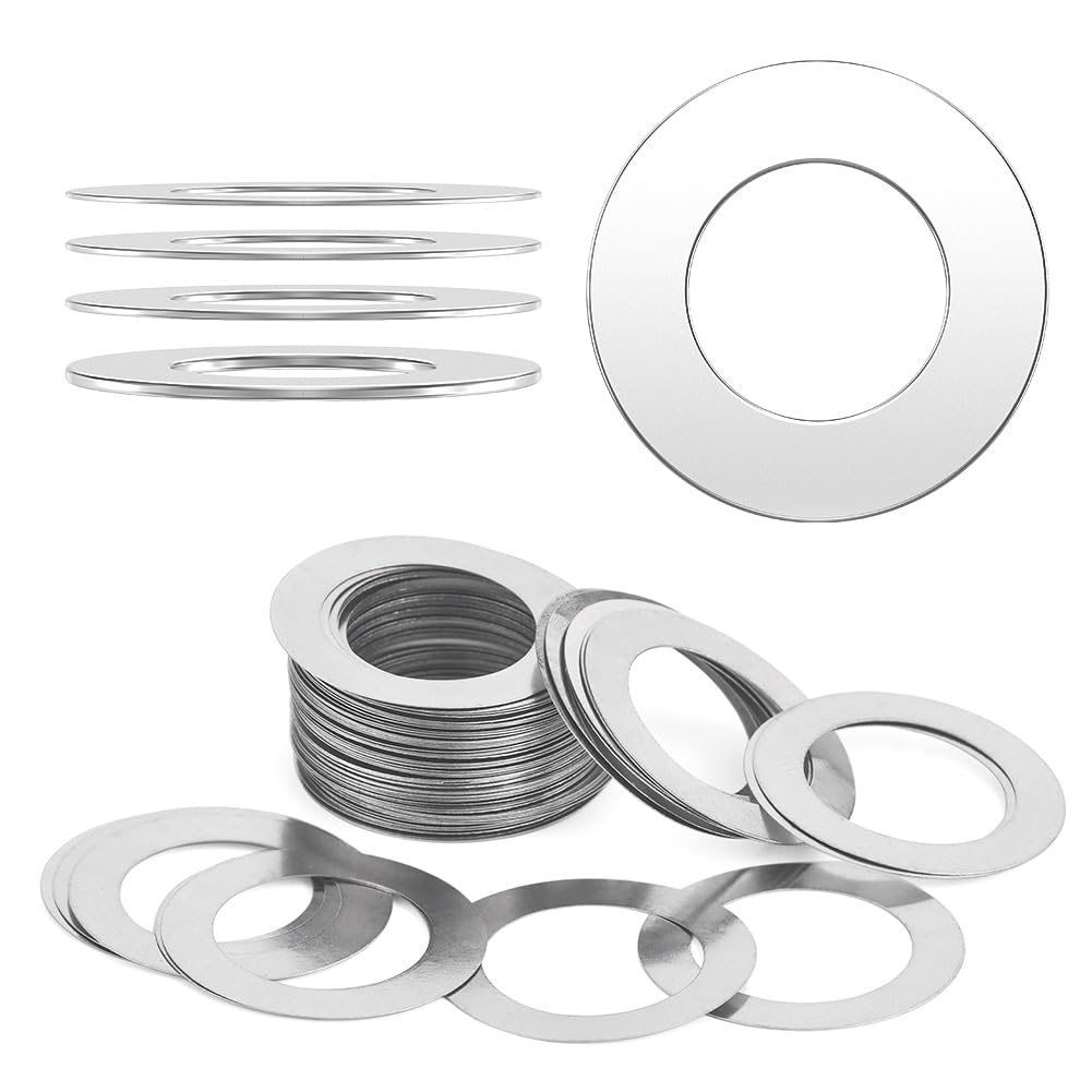 Shim Washer 8 x 12 Precision Spacers Kit 80 Pcs 0.1/0.2/0.3/0.5mm Thick